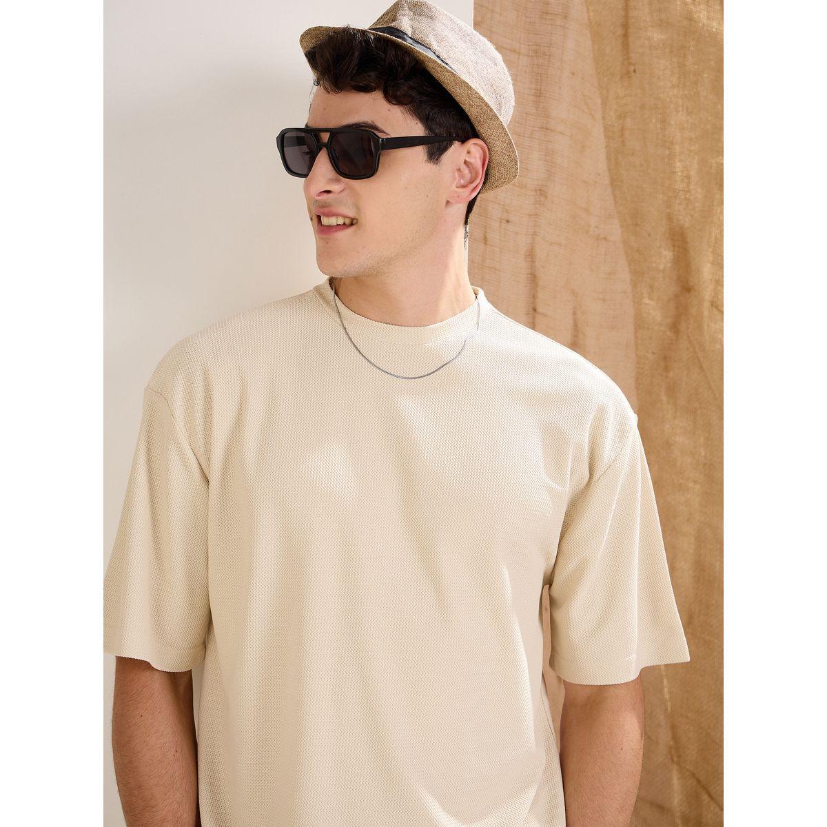 تيشيرت فضفاض بتفاصيل محبوكة-men-clothing-tshirtsandpolos-tshirts-image-1