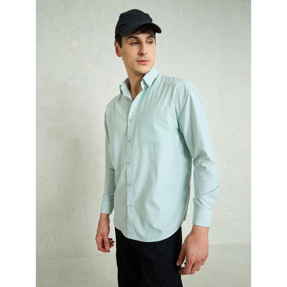 Mascln Sassafras Men Striped Long Sleeve Relaxed Fit Shirt-men-clothing-shirts-image-3