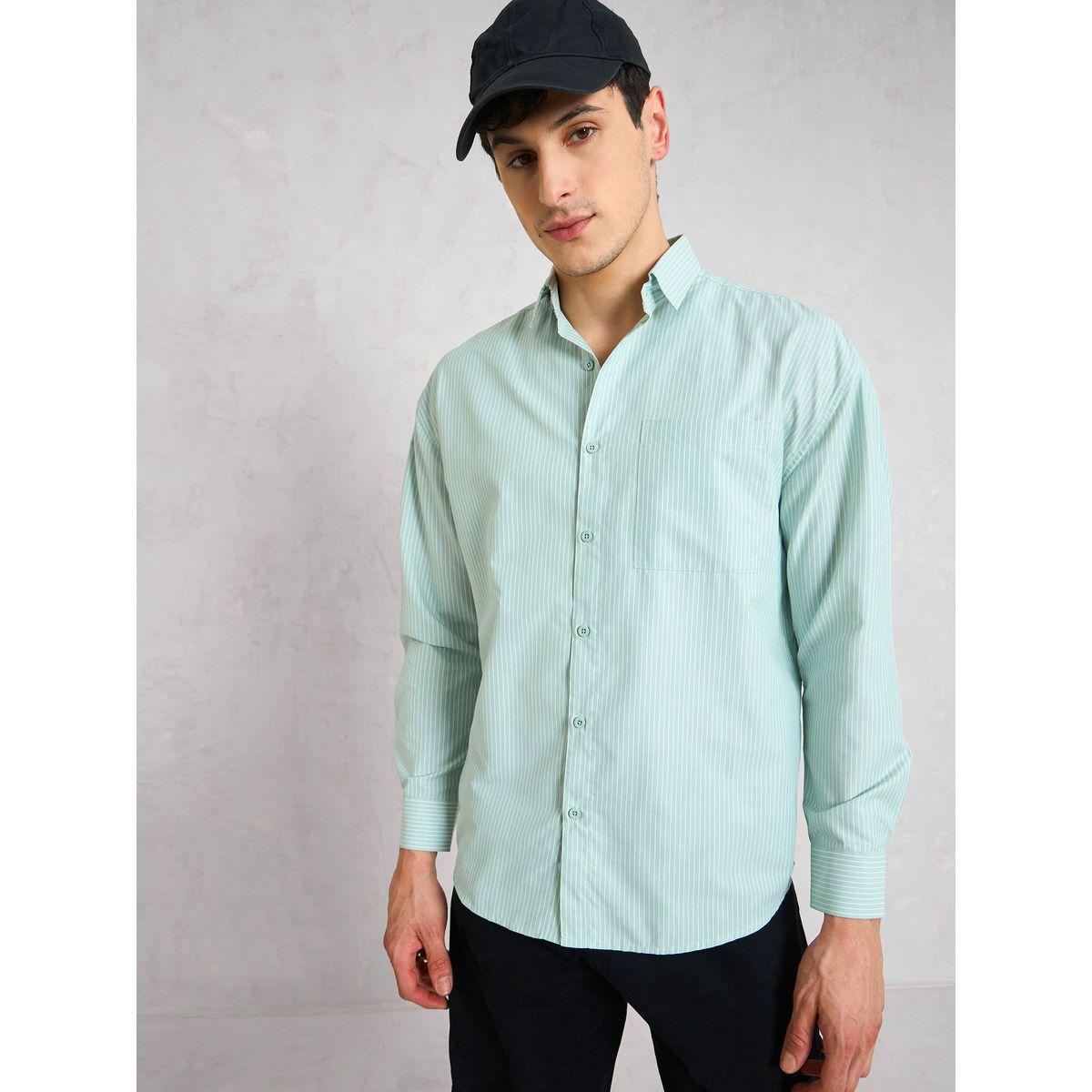Mascln Sassafras Men Striped Long Sleeve Relaxed Fit Shirt-men-clothing-shirts-image-6