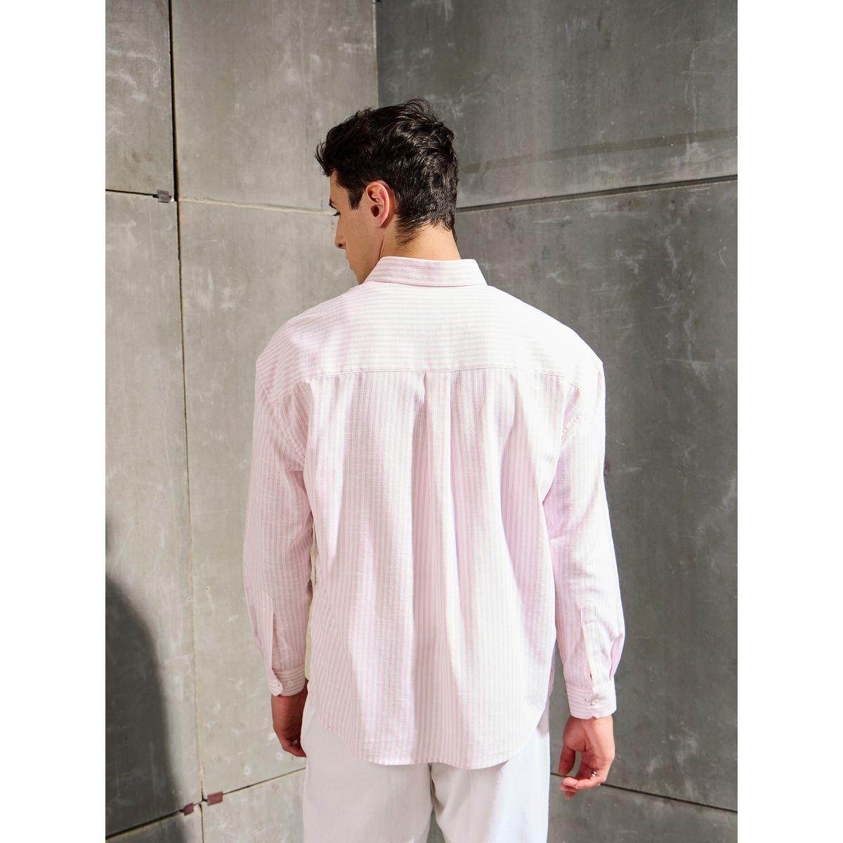 قميص مخطط بقصة مريحة-men-clothing-shirts-image-5