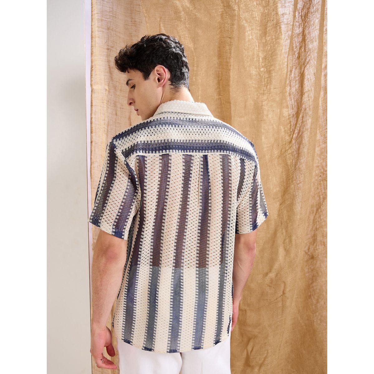 قميص كروشية مخطط بقصة مريحة-men-clothing-shirts-image-5
