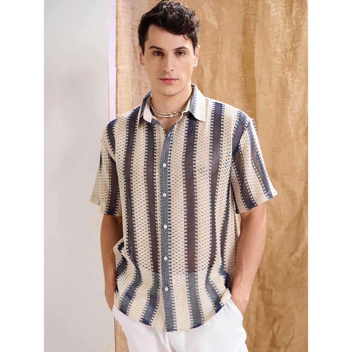 قميص كروشية مخطط بقصة مريحة-men-clothing-shirts-image-8