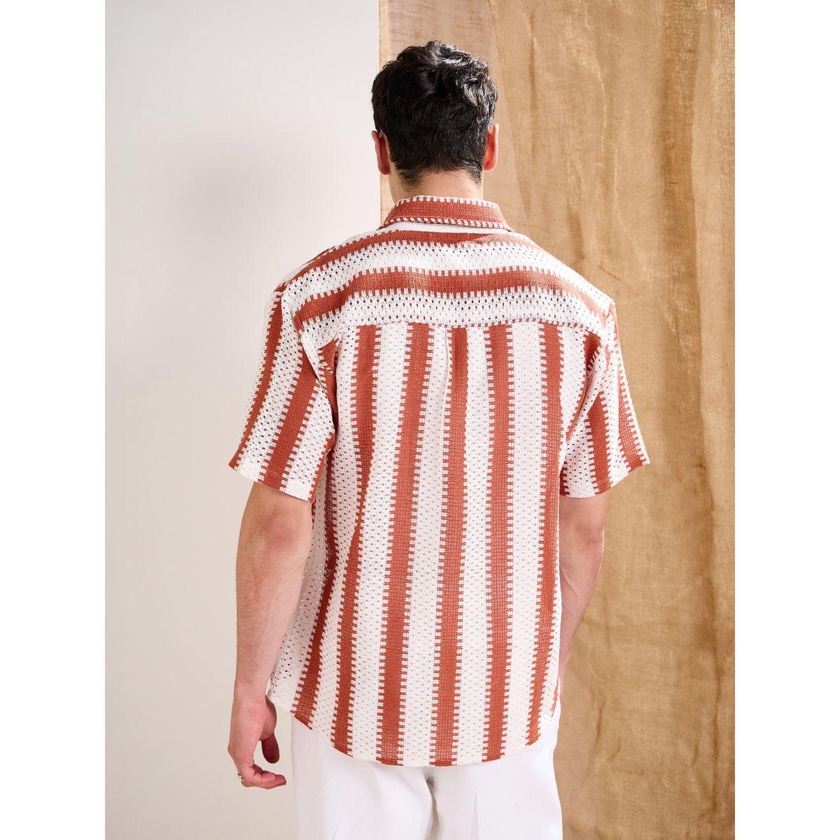 قميص كروشية مخطط بقصة مريحة-men-clothing-shirts-image-5