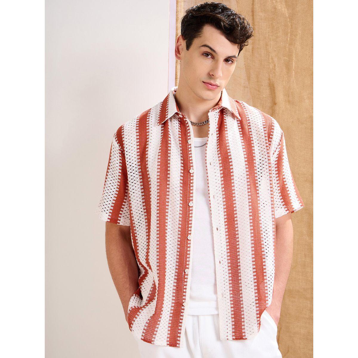 قميص كروشية مخطط بقصة مريحة-men-clothing-shirts-image-8