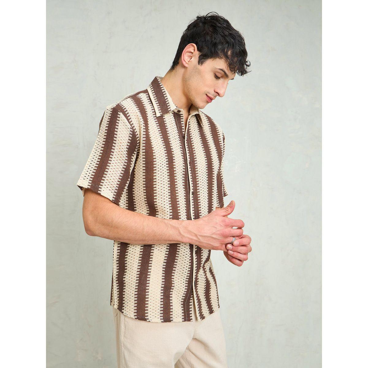 قميص كروشية مخطط بقصة مريحة-men-clothing-shirts-image-3