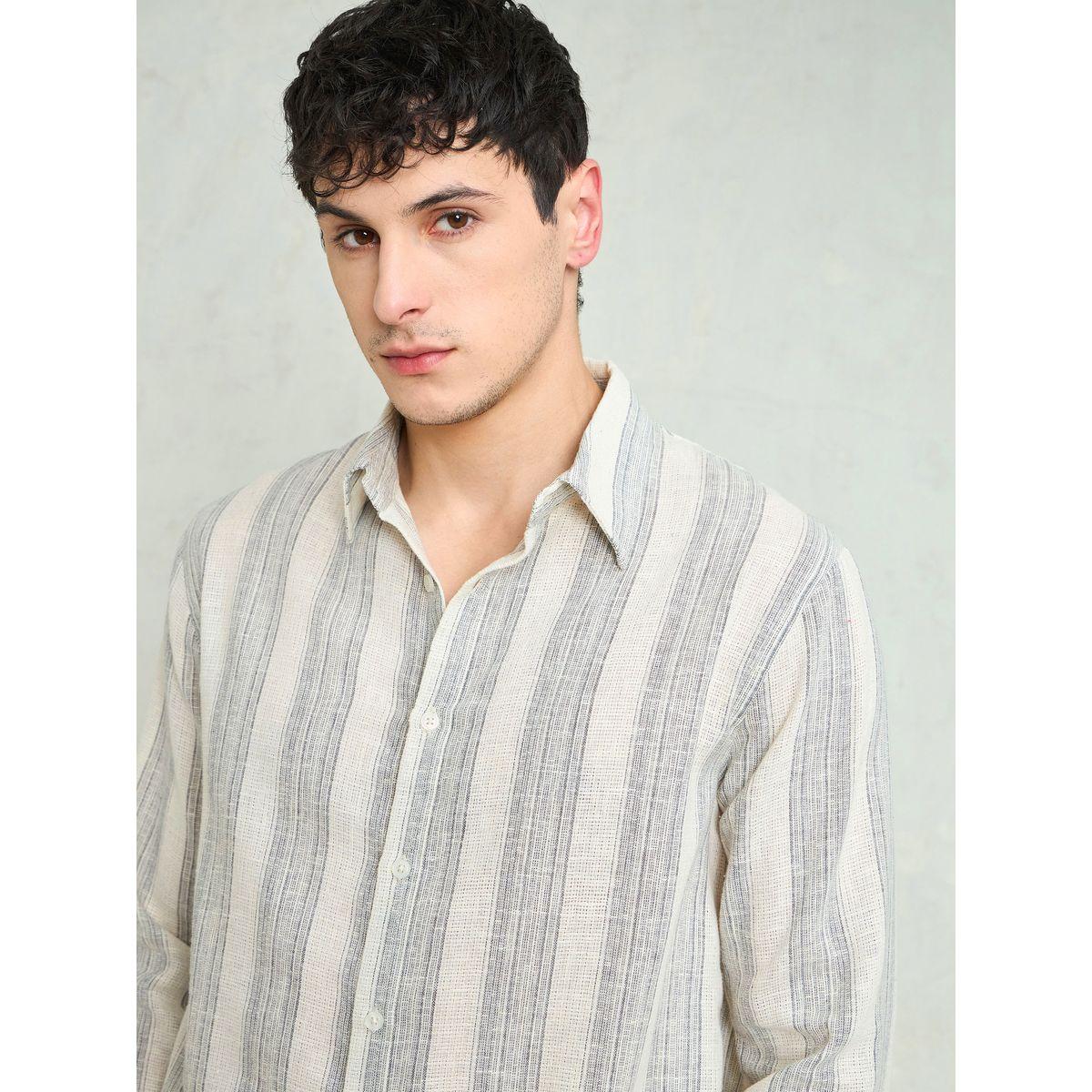 قميص مخطط بقصة مريحة-men-clothing-shirts-image-2