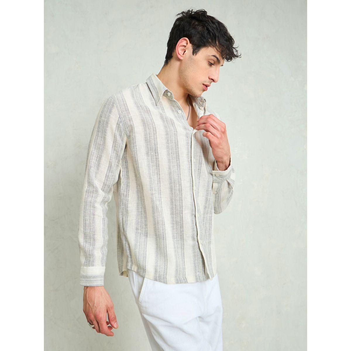 قميص مخطط بقصة مريحة-men-clothing-shirts-image-3