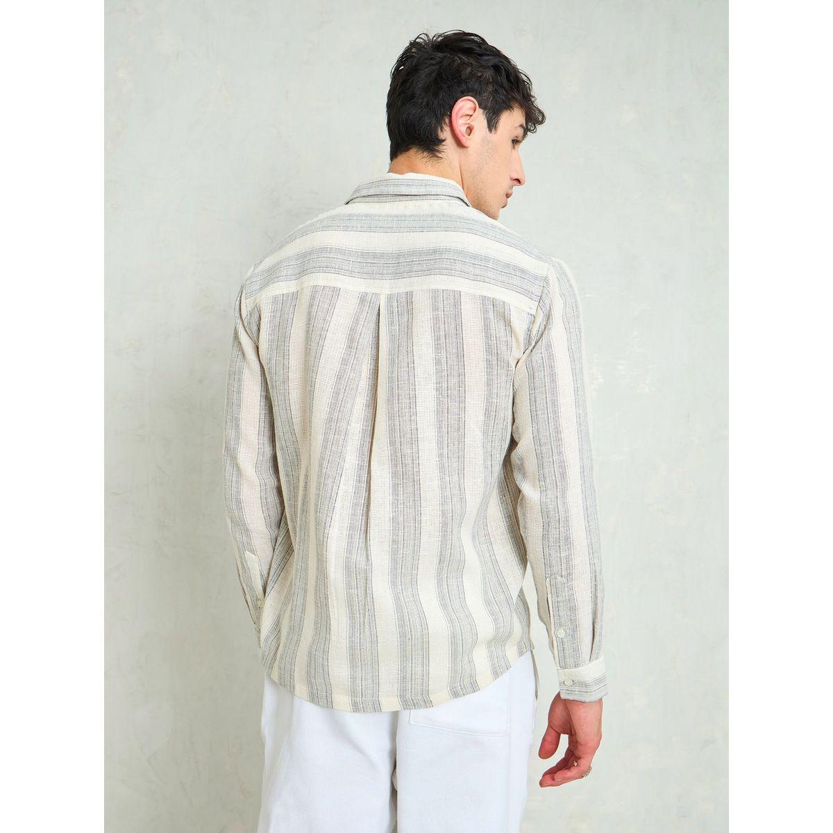 قميص مخطط بقصة مريحة-men-clothing-shirts-image-5