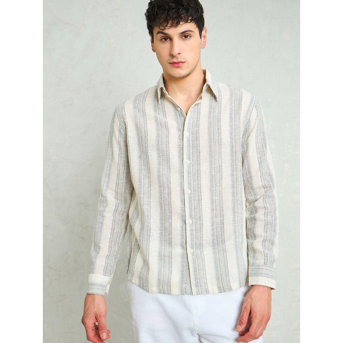 قميص مخطط بقصة مريحة-men-clothing-shirts-image-6