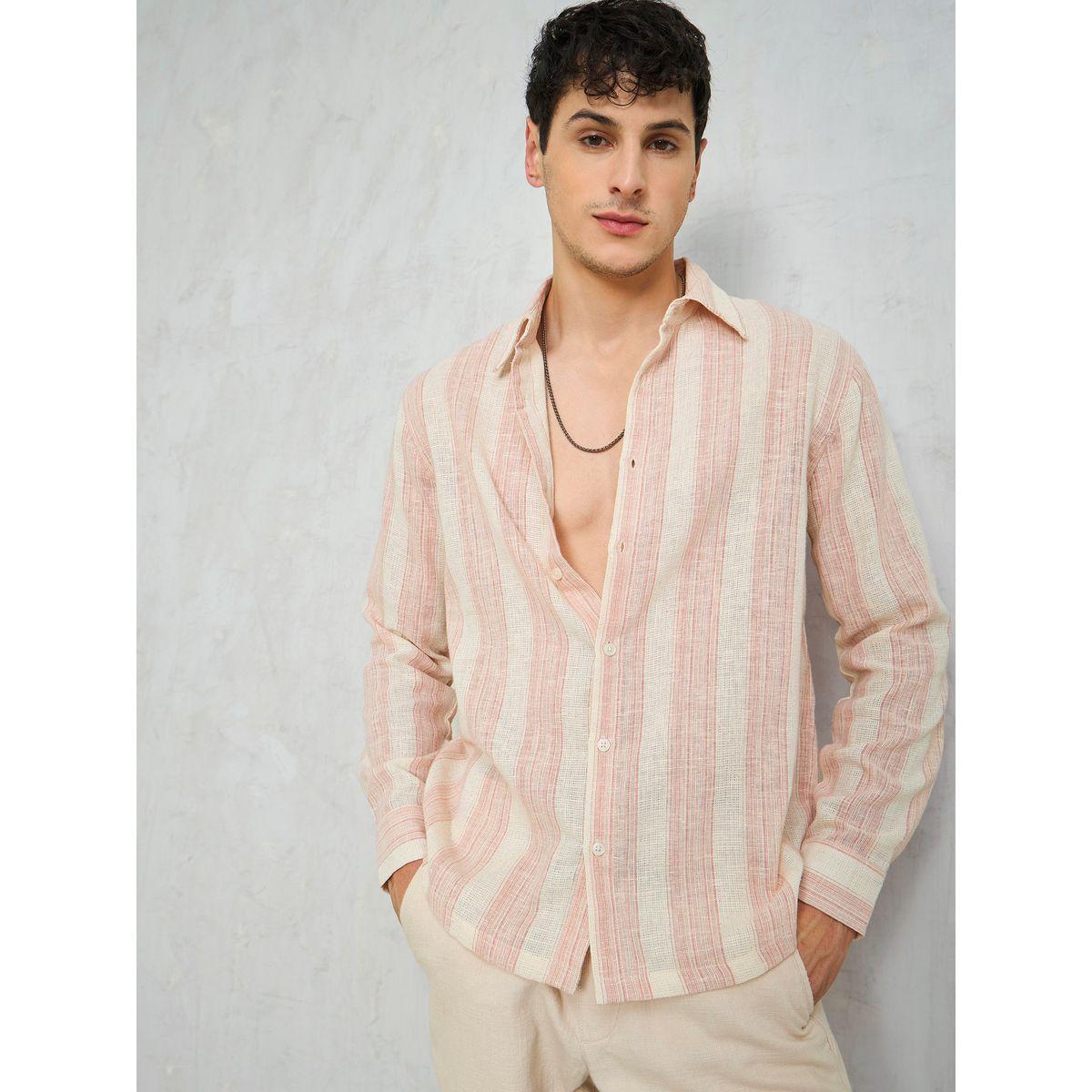 قميص مخطط بقصة مريحة-men-clothing-shirts-image-1