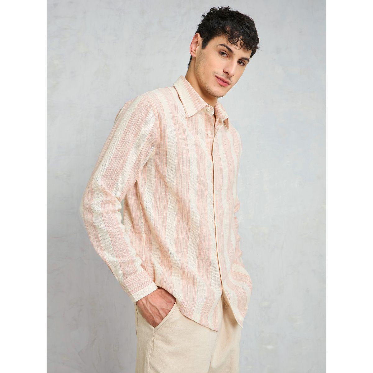 قميص مخطط بقصة مريحة-men-clothing-shirts-image-3