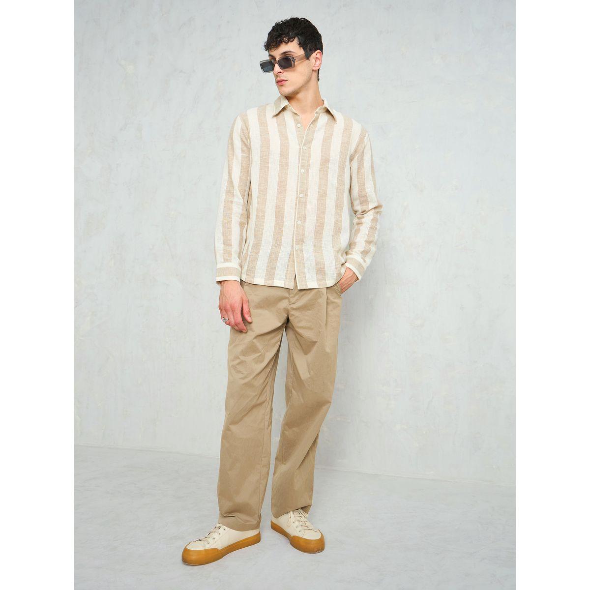 Mascln Sassafras Men Striped Long Sleeve Relaxed Fit Shirt-men-clothing-shirts-image-7