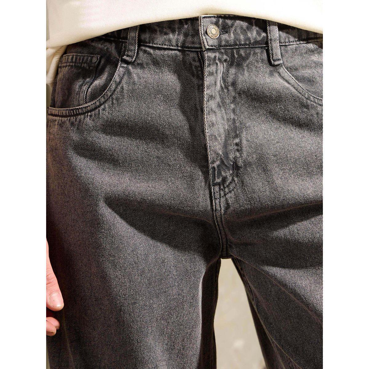 Mascln Sassafras Men Grey Mid Rise Ombre Wide Leg Jeans-men-clothing-bottoms-jeans-image-4