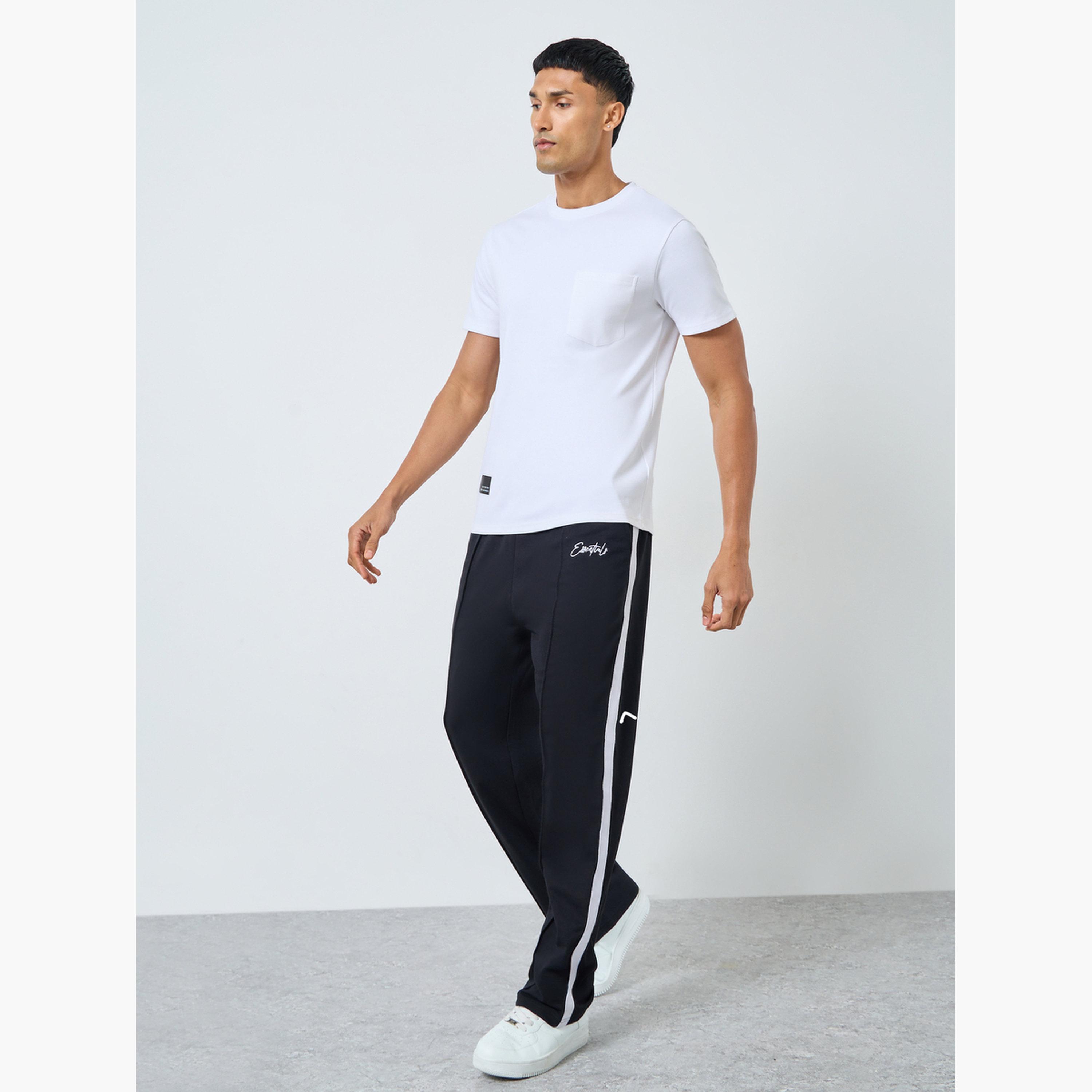 Styli Men Regular Fit Interlock T-Shirt with Badge Detail-men-clothing-tshirtsandpolos-tshirts-image-2