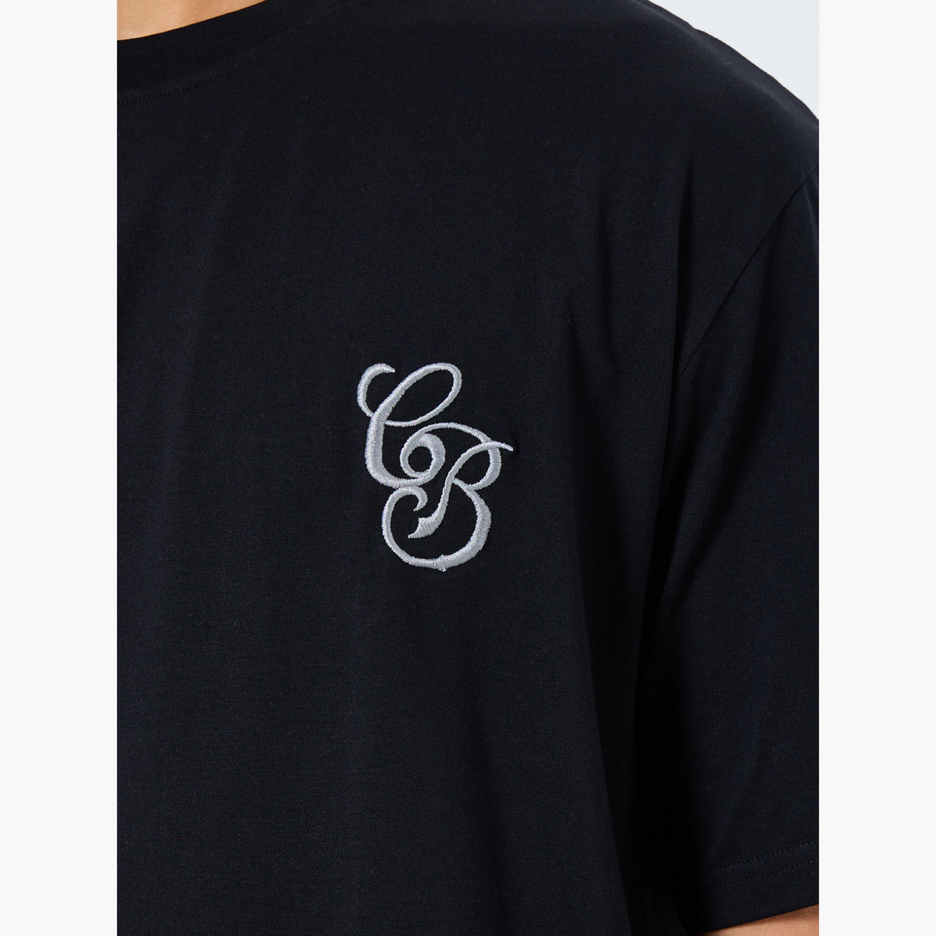 تيشيرت مطرز من الخلف بياقة دائرية للرجال-men-clothing-tshirtsandpolos-tshirts-image-4