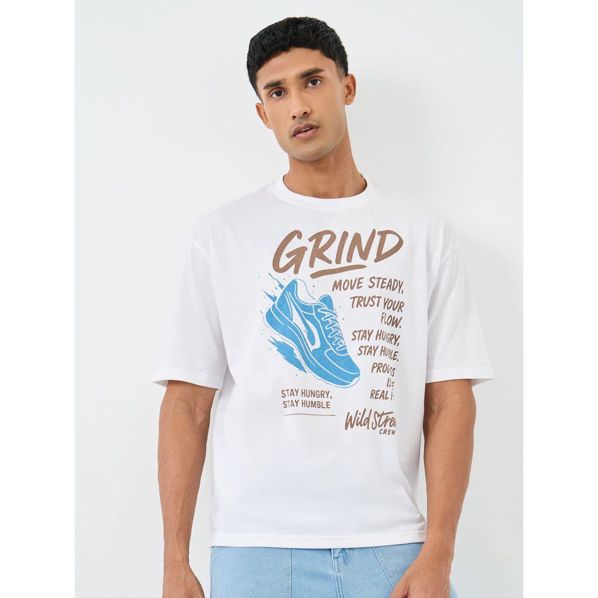 Styli Men White Oversized Graphic Print Jersey T-Shirt-men-clothing-tshirtsandpolos-tshirts-image-1