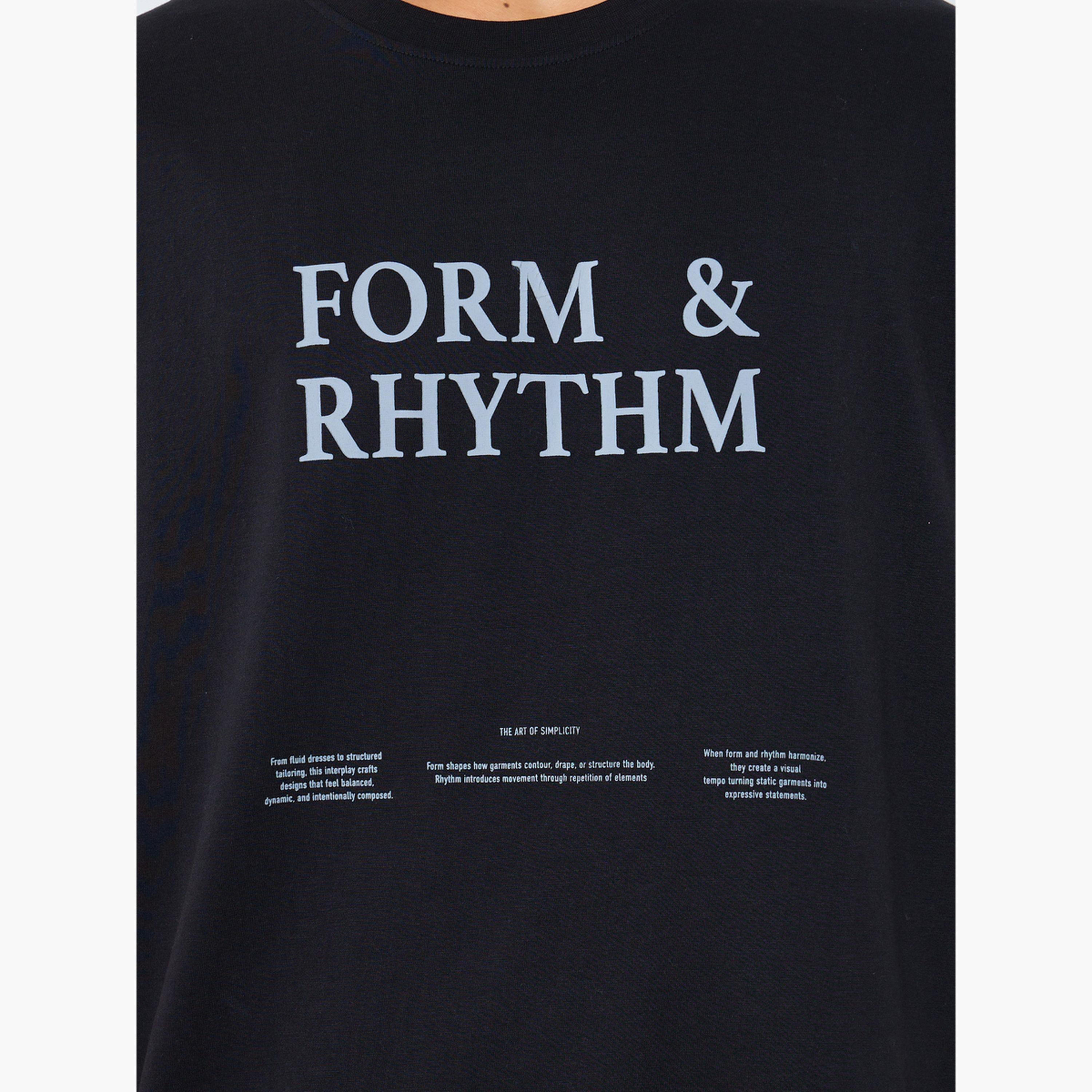 Styli Men Black Graphic Print Oversized T-Shirt-men-clothing-tshirtsandpolos-tshirts-image-3