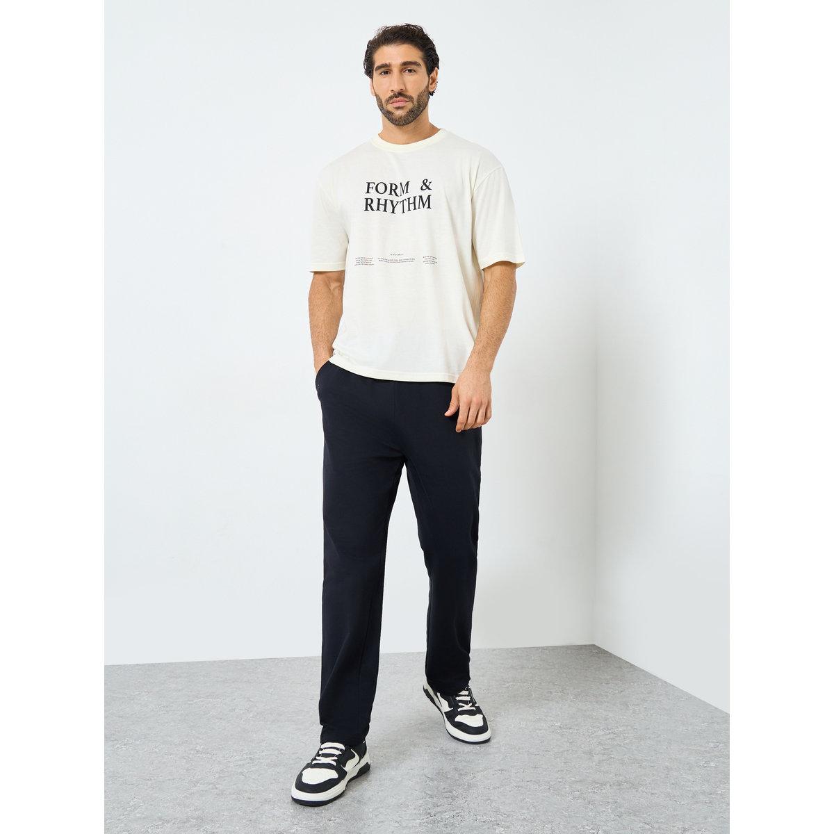 Styli Oversized Slogan Print Jersey T-Shirt-men-clothing-tshirtsandpolos-tshirts-image-2