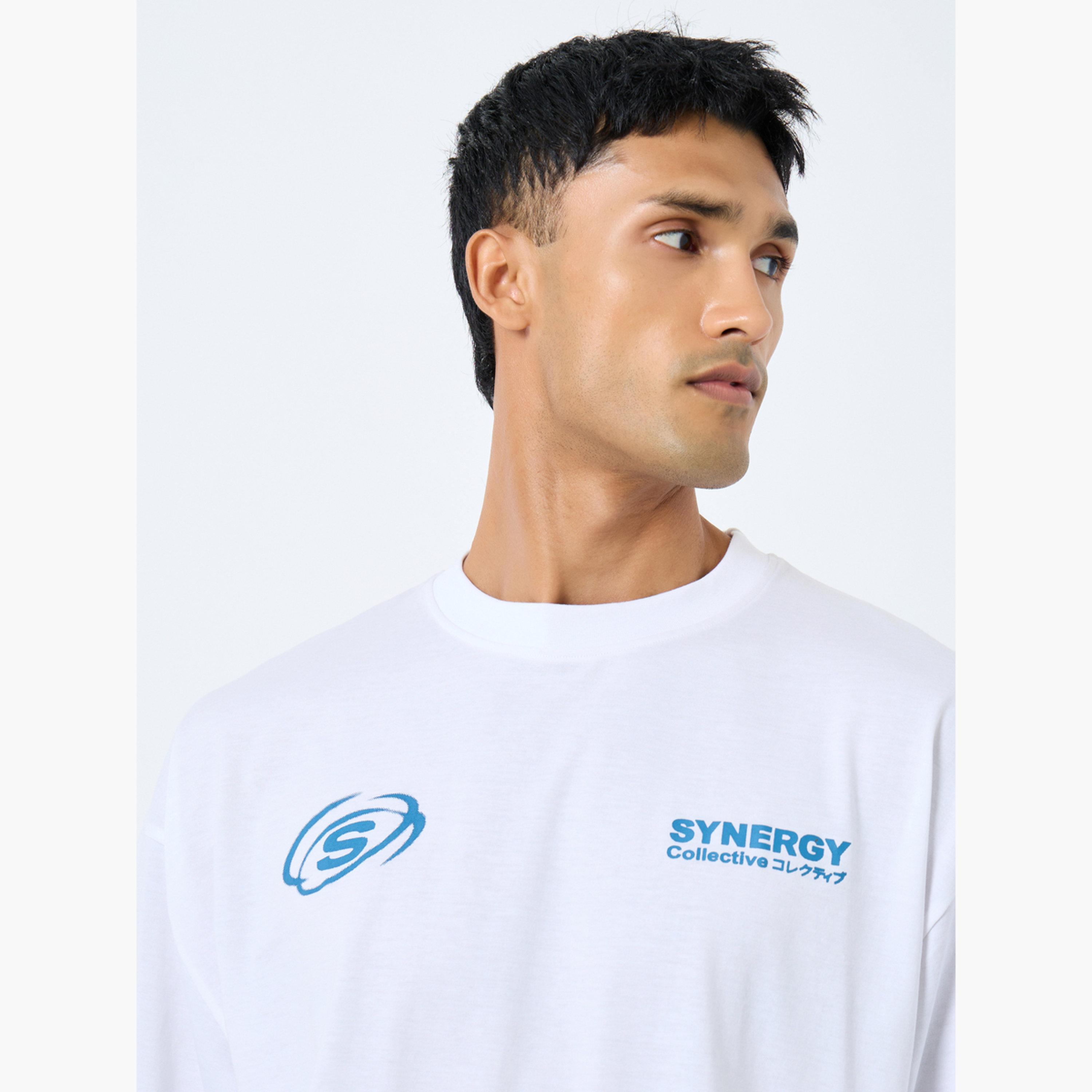 Styli Men White Graphic Print Boxy Fit T-Shirt-men-clothing-tshirtsandpolos-tshirts-image-3