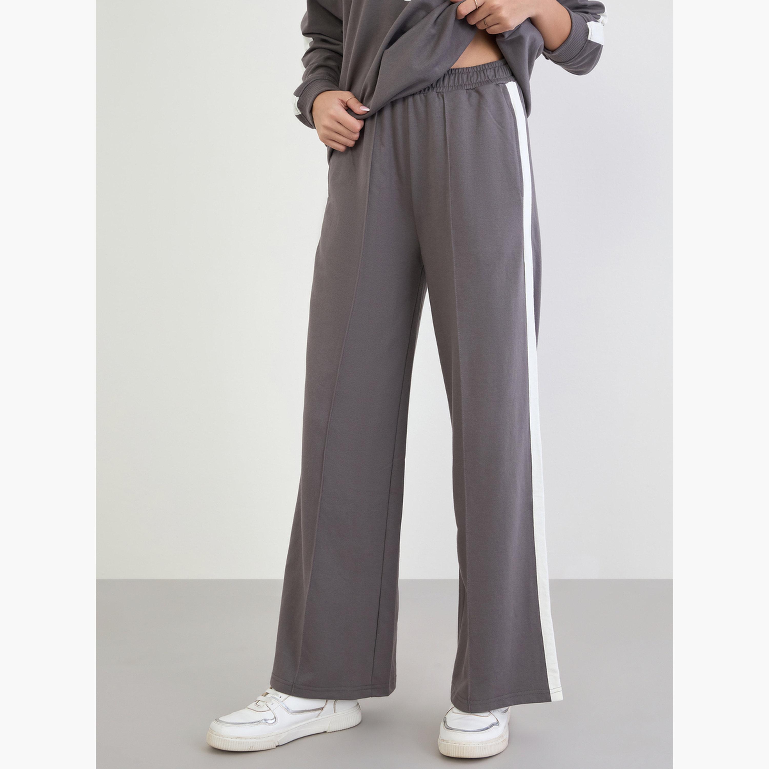 Styli Women Oversized Regular Length Sweatshirt and Joggers Co-Ords-women-clothing-coordsets-image-4