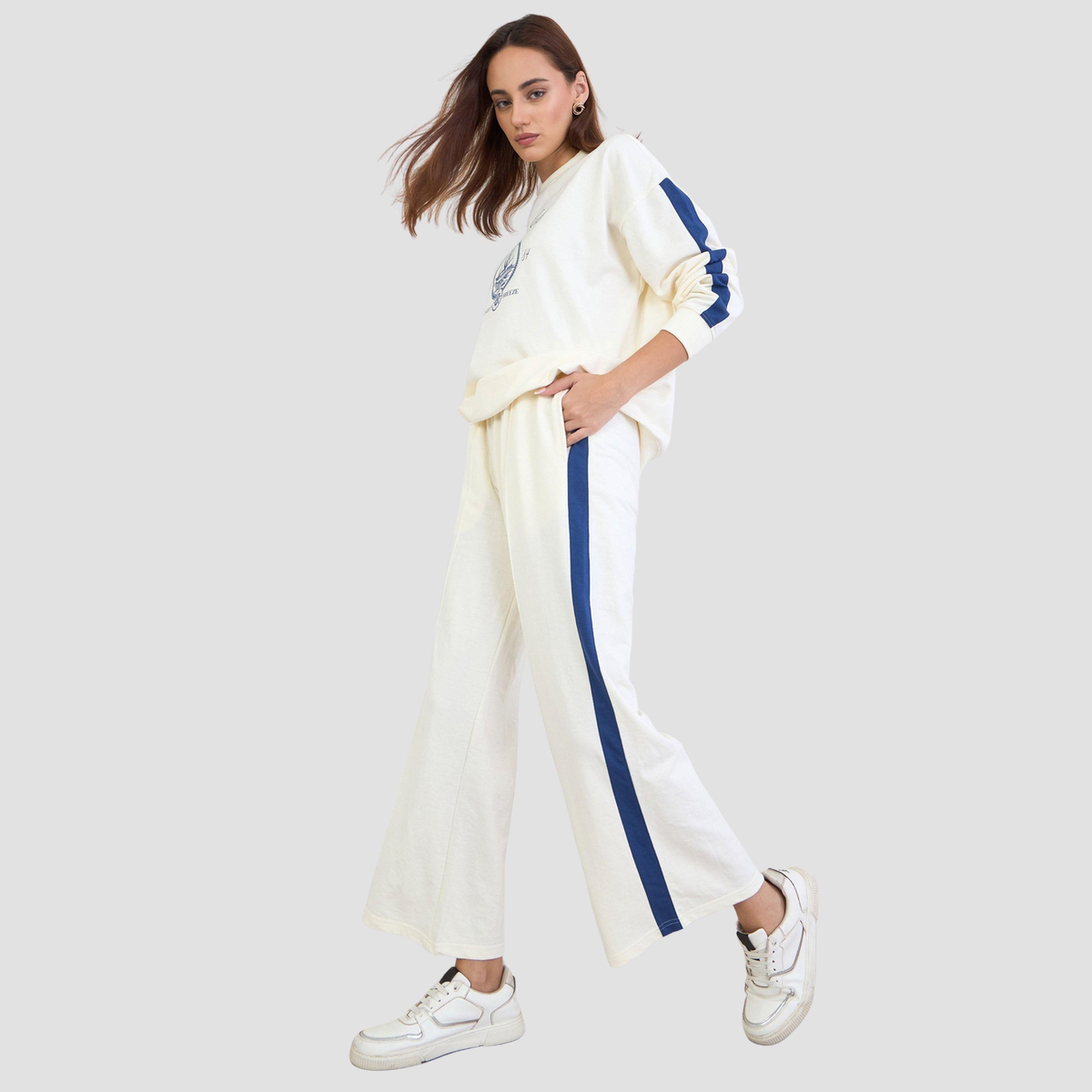 Styli Women Oversized Regular Length Sweatshirt and Joggers Co-Ords-women-clothing-coordsets-image-1