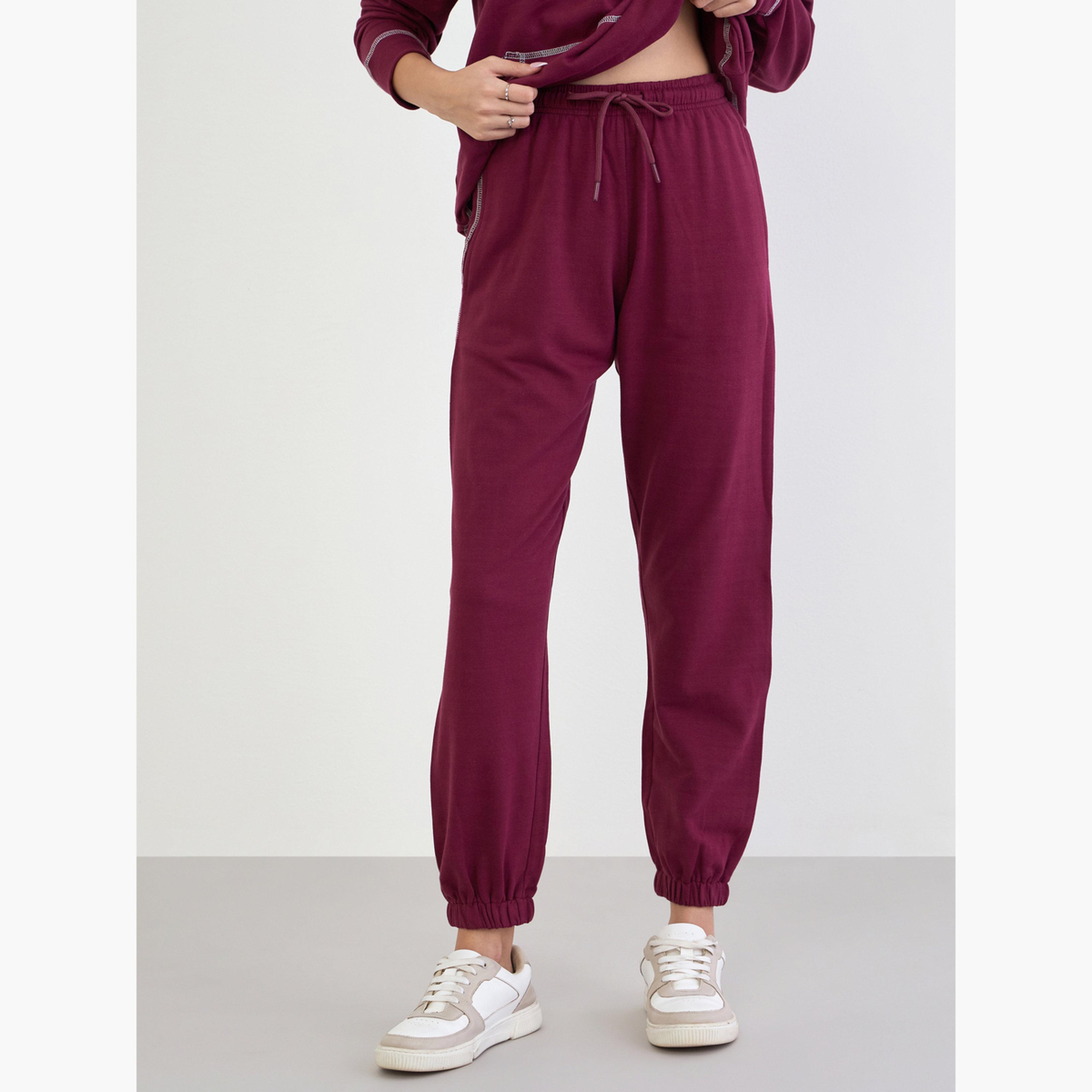 Styli Women Regular Fit Longline Hoodie and Joggers Co-Ords-women-clothing-coordsets-image-4