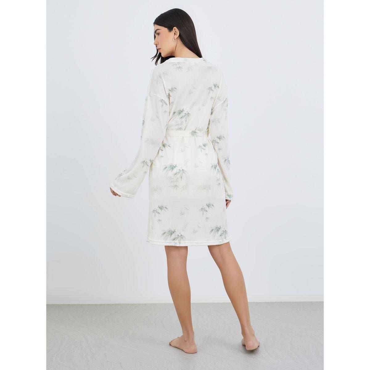Styli Tropical Print Tie Side Robe-women-clothing-nightwear-robes-image-5