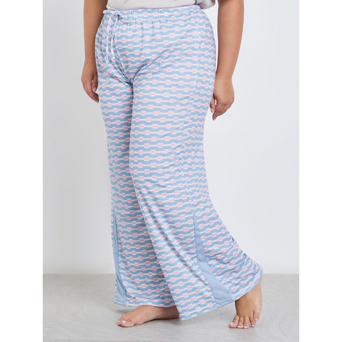 طقم من بنطال بيجاما وتيشيرت بمقاس كبير-women-clothing-plussize-nightwear-nightwearsets-image-6