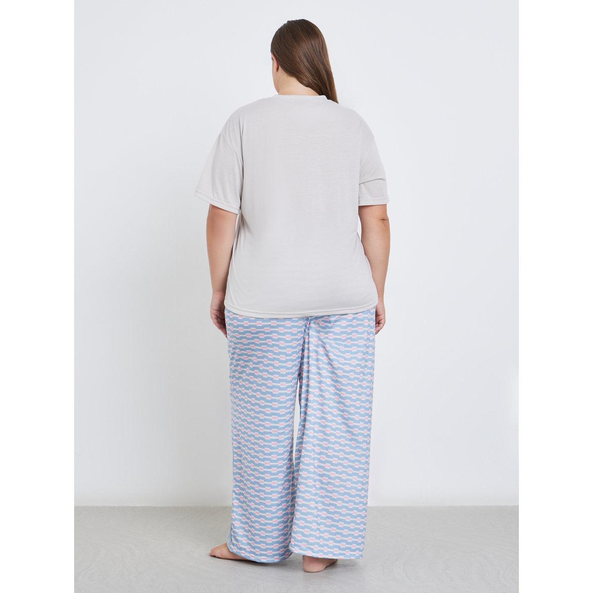 طقم من بنطال بيجاما وتيشيرت بمقاس كبير-women-clothing-plussize-nightwear-nightwearsets-image-7