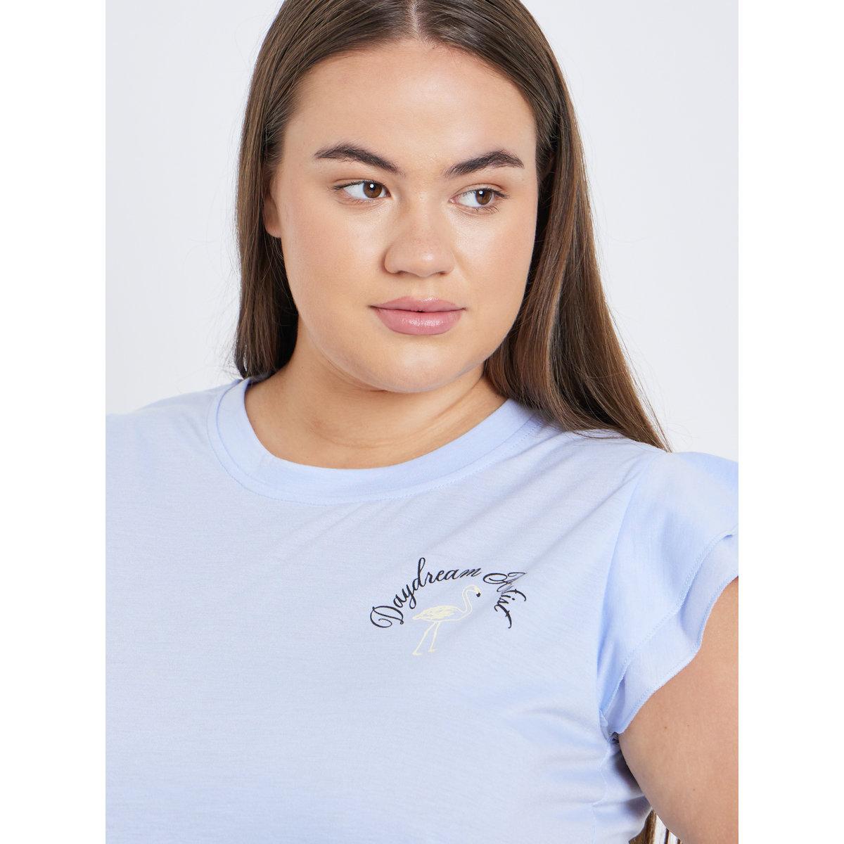 طقم من بنطال بيجاما وتيشيرت كت بمقاس كبير-women-clothing-nightwear-pyjamas-longsets-image-3