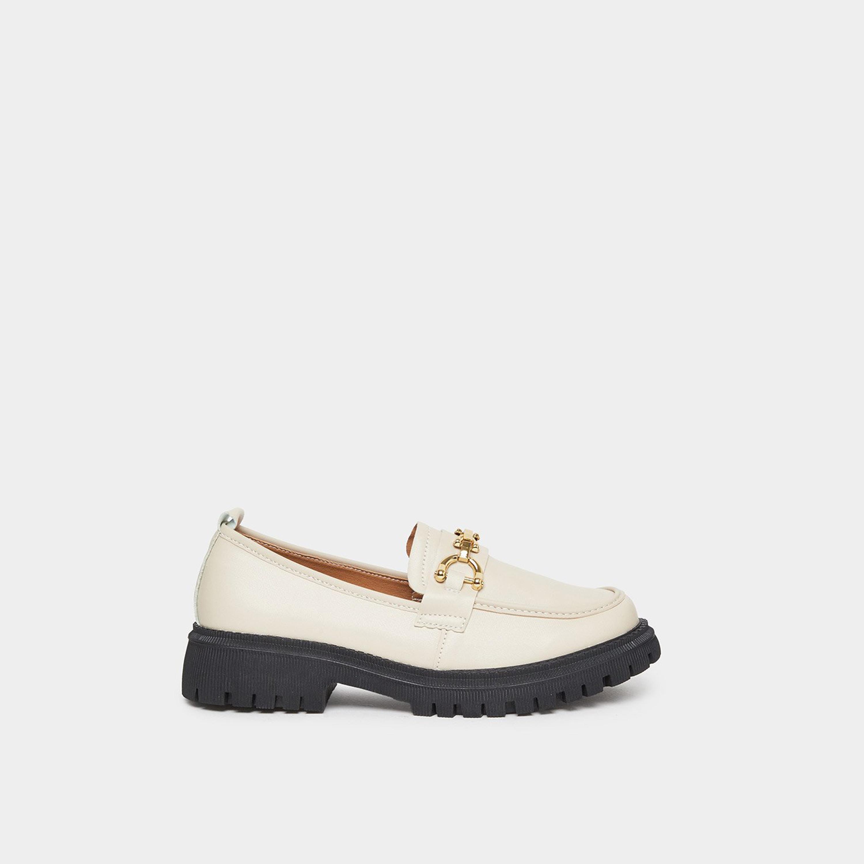 ستايلي - حذاء لوفر بيج سميك مع لمسات معدنية-women-shoes-flats-loafers-image-3