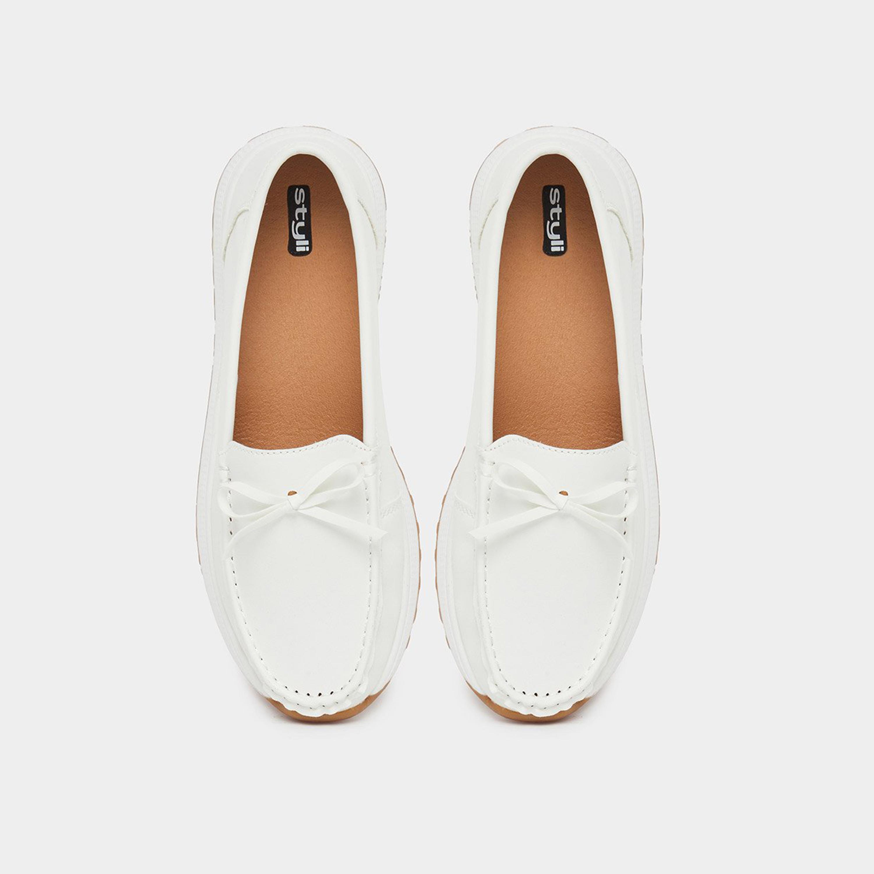 Styli Women Casual Loafers with Bow Detail-women-shoes-flats-loafers-image-5