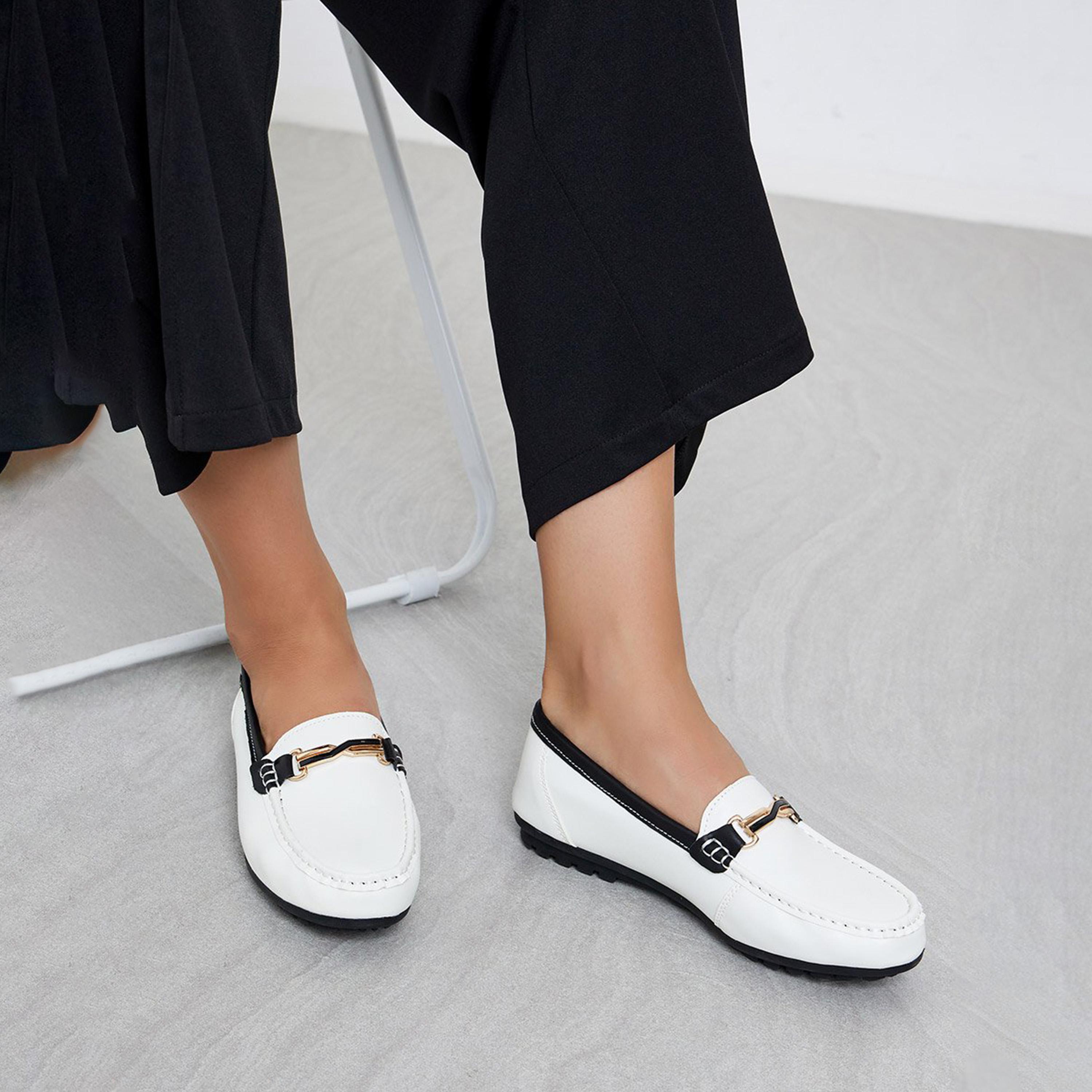 Styli Women Casual Loafer with Metal Accent-women-shoes-flats-loafers-image-2