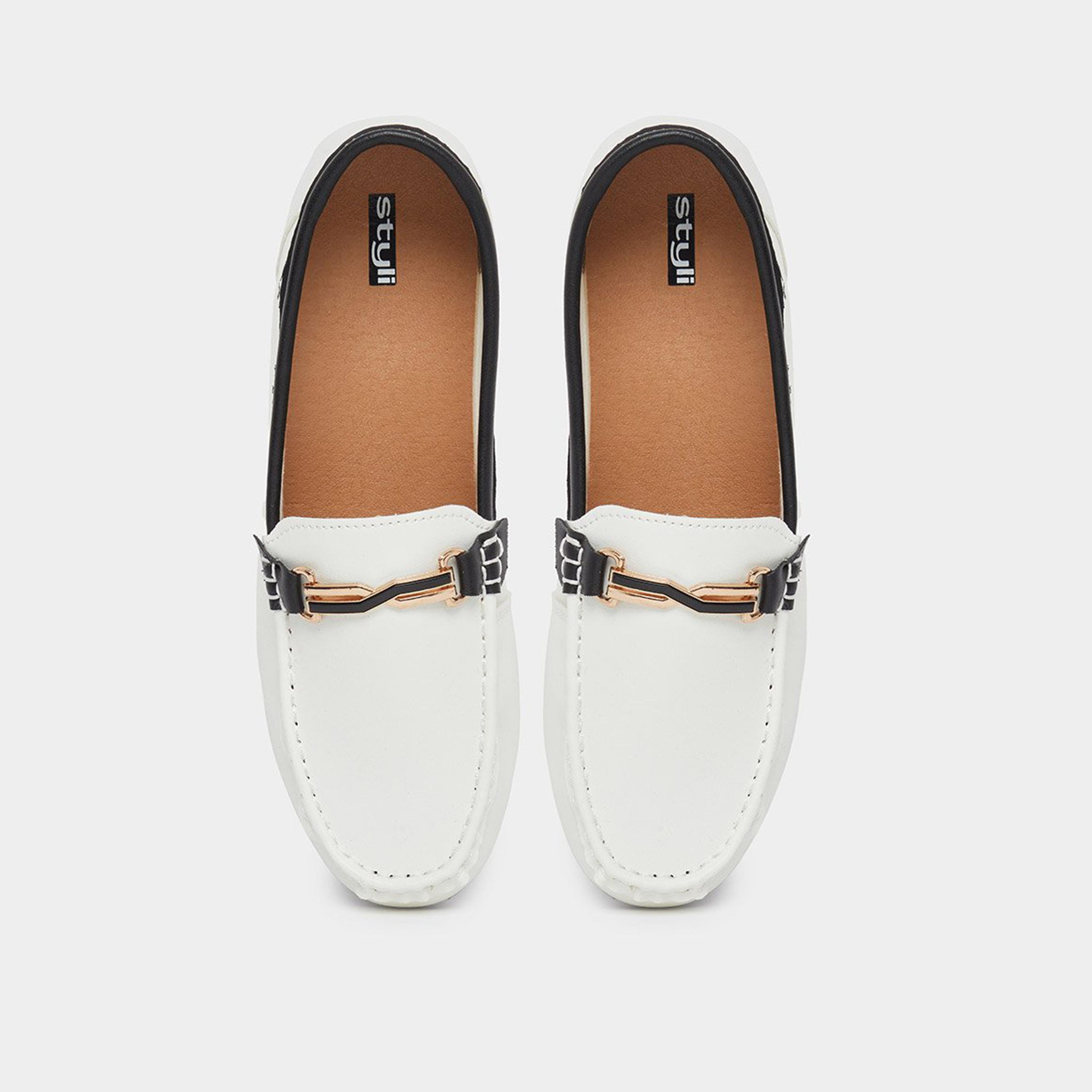 Styli Women Casual Loafer with Metal Accent-women-shoes-flats-loafers-image-6
