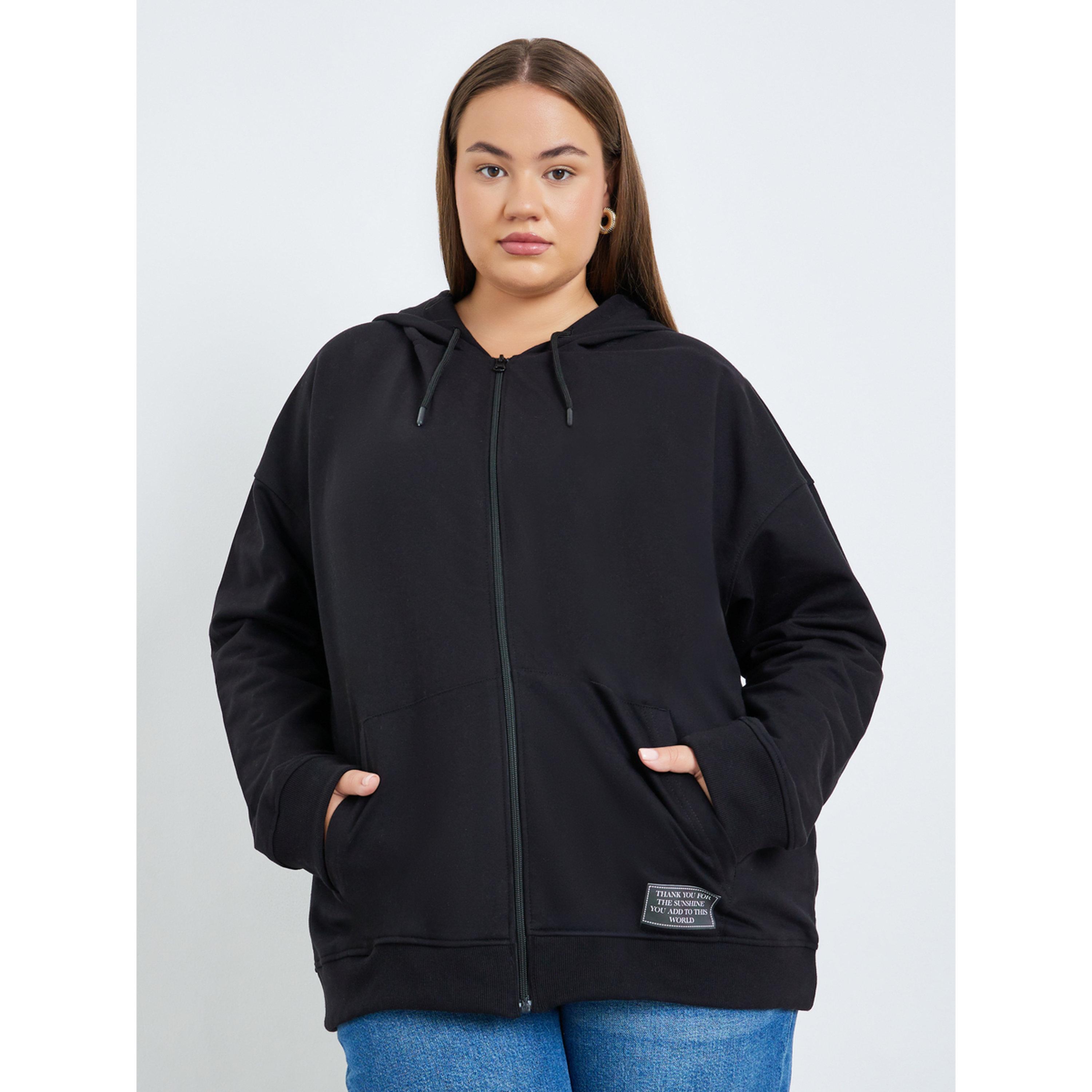 هودي واسع بمقاس كبير وسحَّاب غلق مع جيوب-women-clothing-hoodiesandsweatshirts-hoodies-image-1