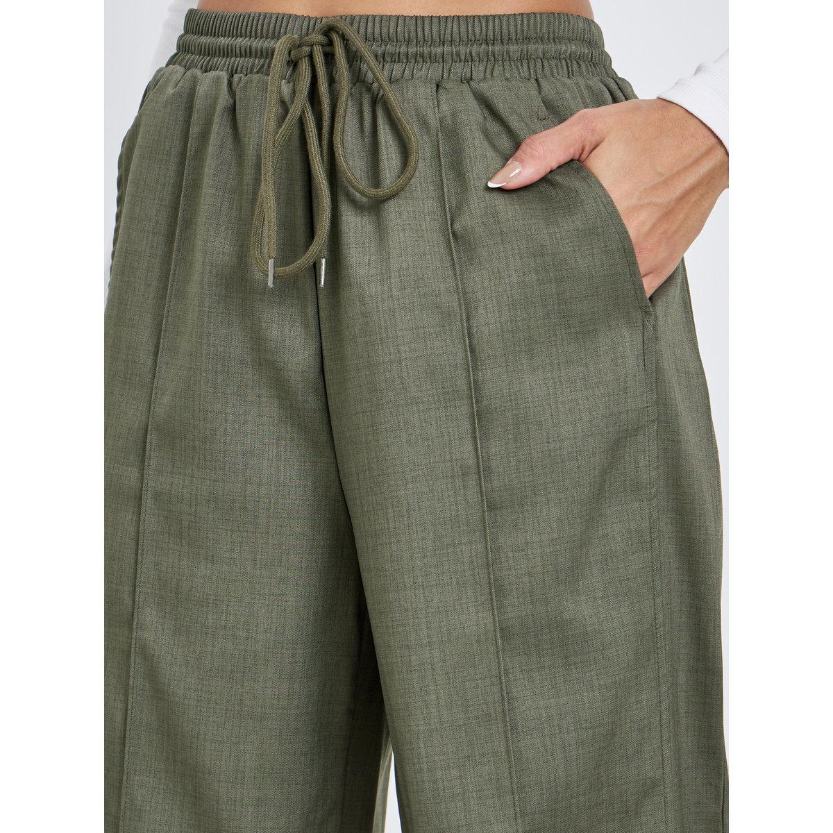 بنطال بأرجل واسعة وتفاصيل محزوزة-women-clothing-bottoms-trousers-image-3