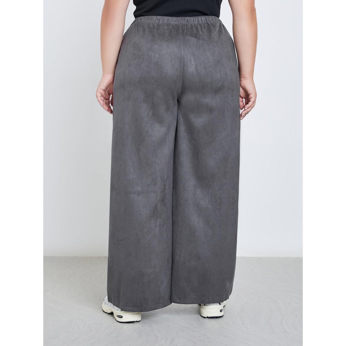 بنطال جوغر بمقاس كبير مع أربطة-women-clothing-bottoms-joggers-image-4