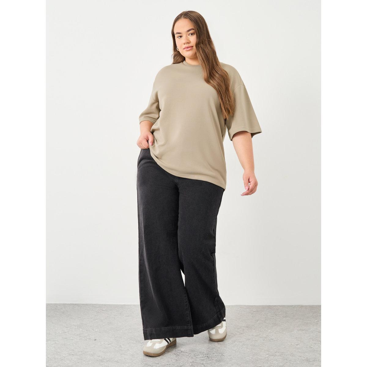Styli Plus Size Round Neck Oversized T-Shirt-women-clothing-tshirts-image-2