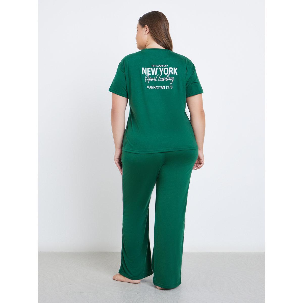 طقم من بنطال بيجاما وتيشيرت بمقاس كبير-women-clothing-plussize-nightwear-nightwearsets-image-6