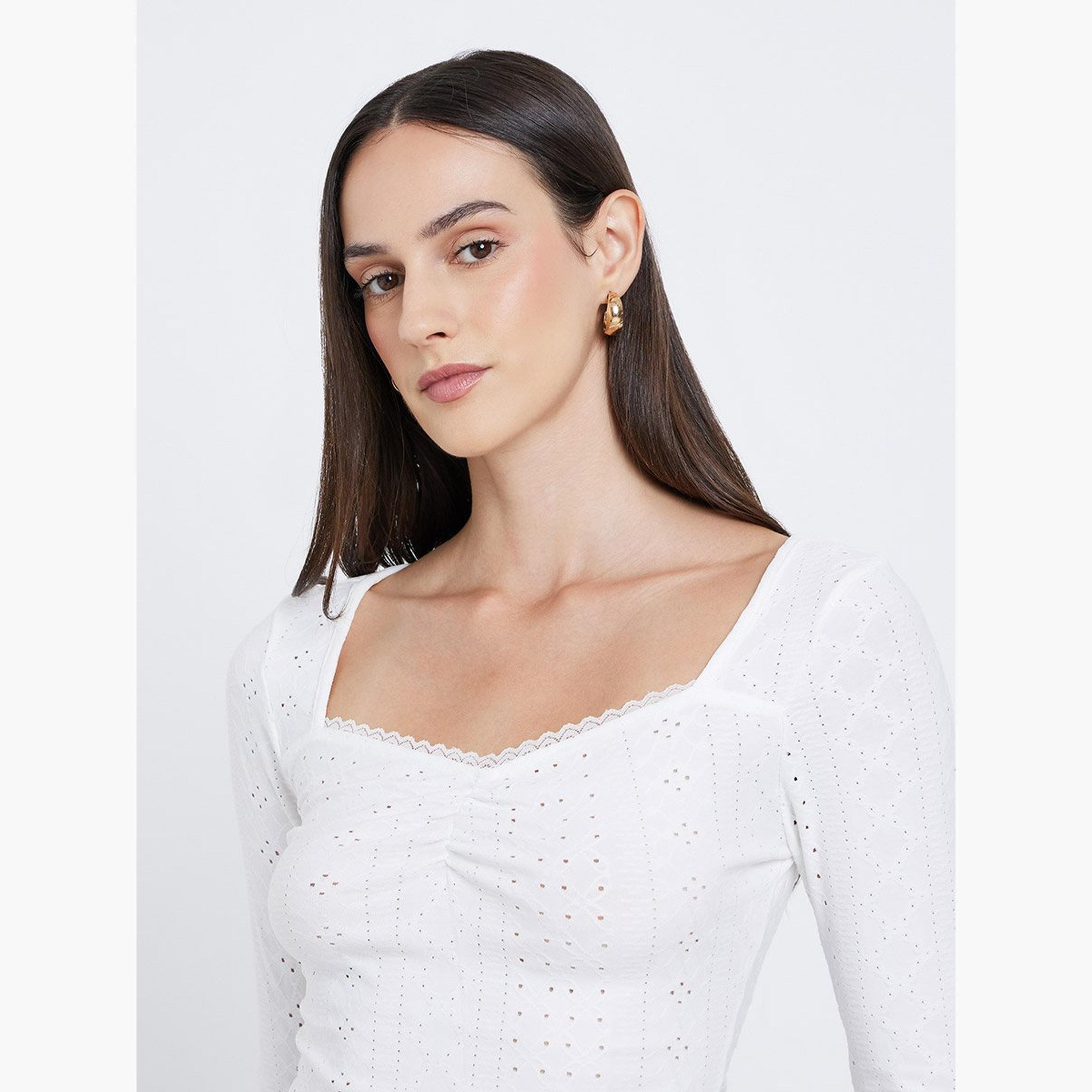 Styli White Eyelet Long Sleeve Top-women-clothing-shirtsandblouses-blouses-image-4