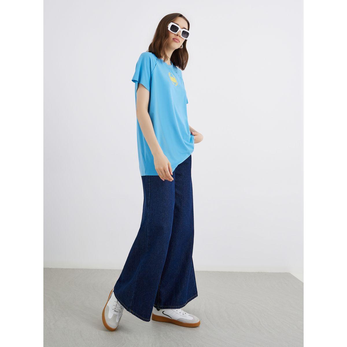 Styli Graphic Print Round Neck Oversized T-Shirt-women-clothing-tshirts-image-2