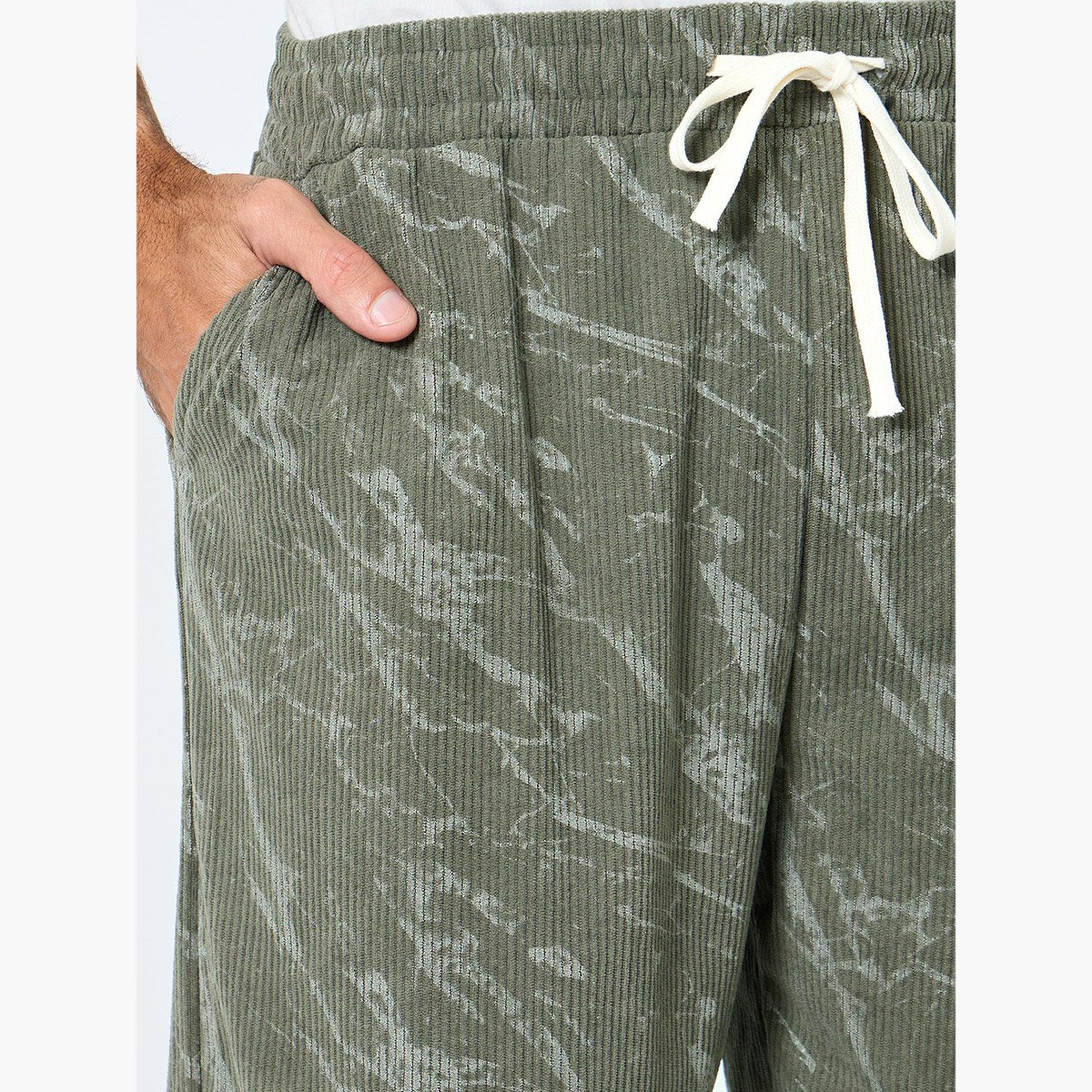 ستايلي - بنطال للرجال واسع الساق مع رباط خصر-men-clothing-bottoms-joggers-image-3