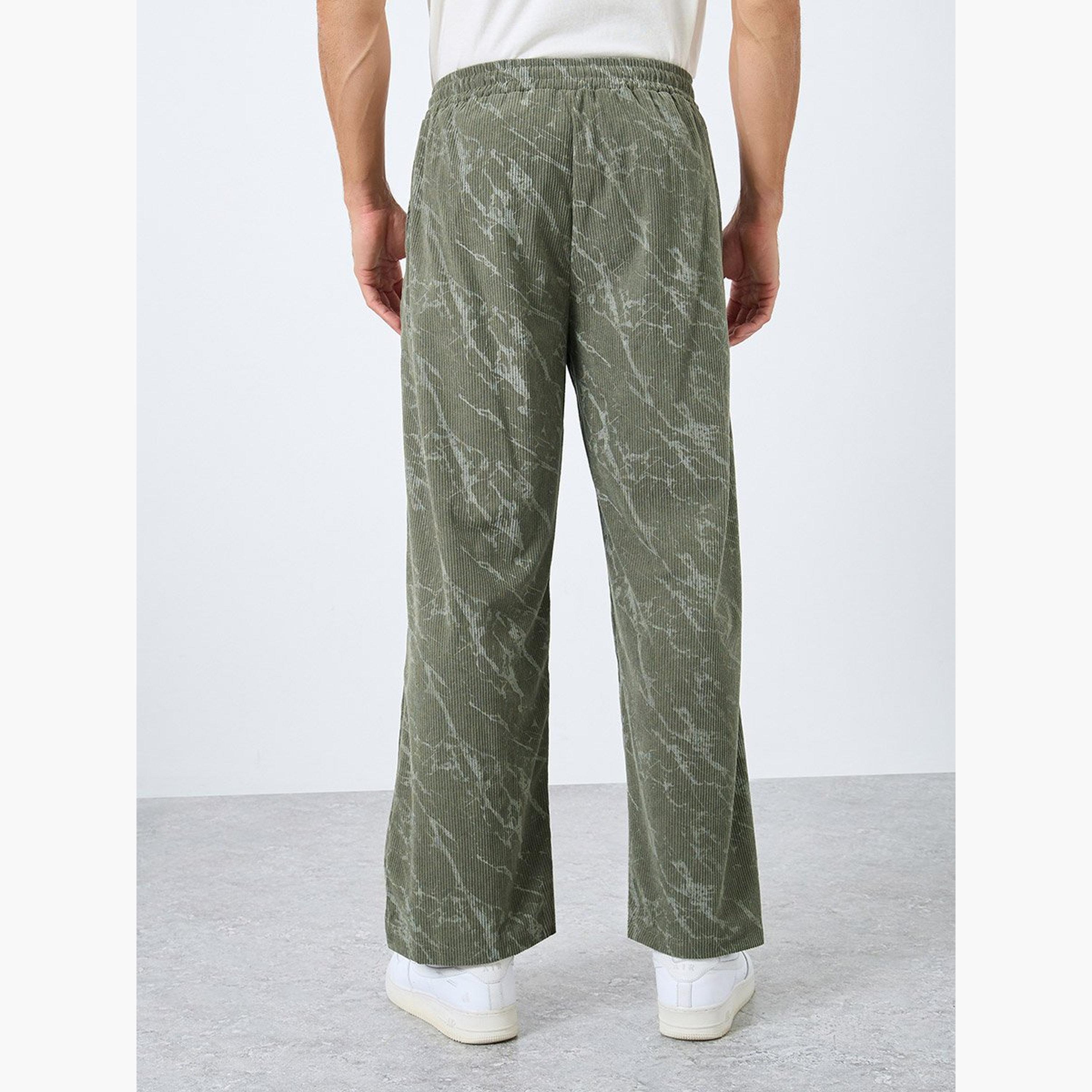 Styli Men Wide Leg Baggy Pants with Drawcord Waist-men-clothing-bottoms-joggers-image-4