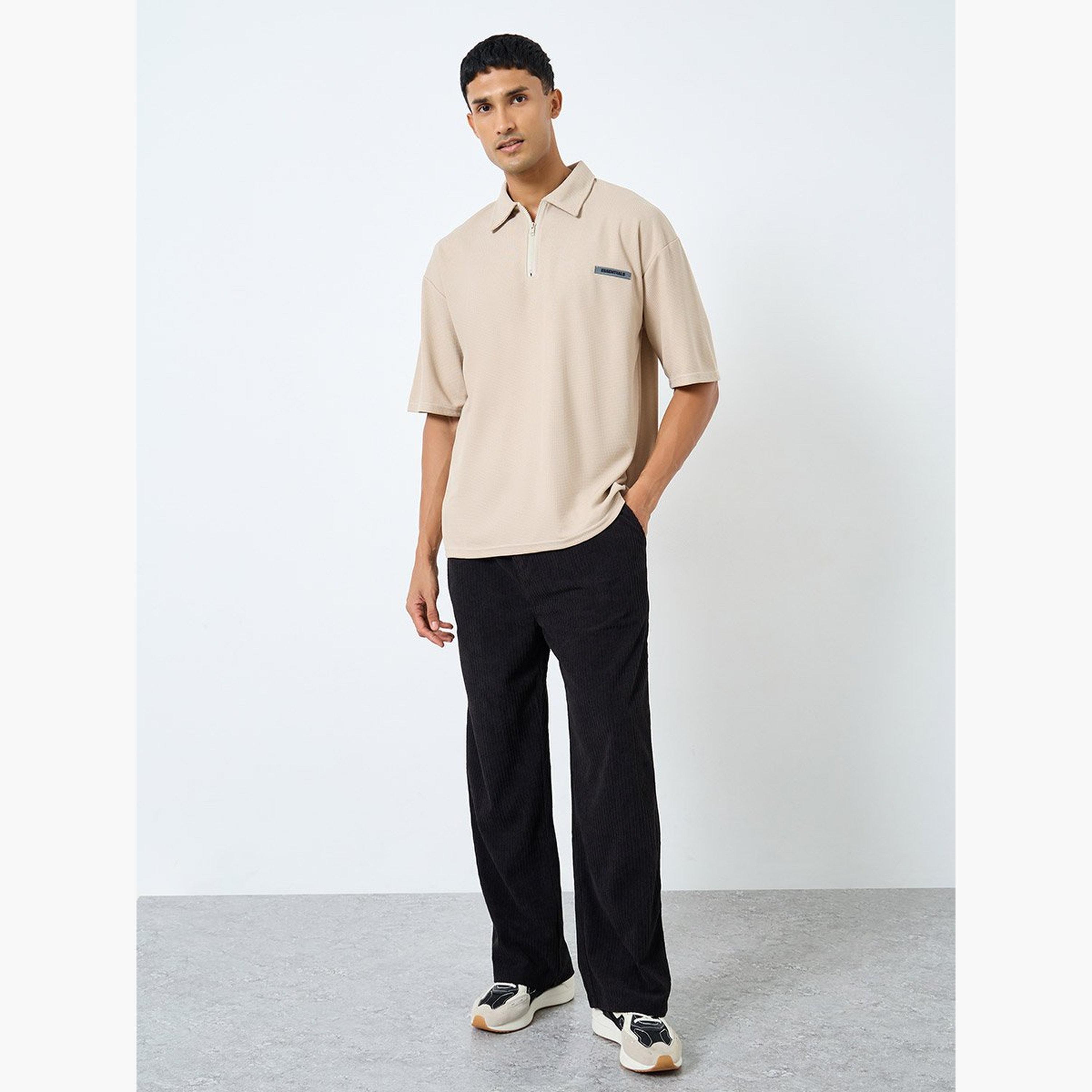 ستايلي - بنطال للرجال من قماش مخملي مستقيم-men-clothing-bottoms-joggers-image-2