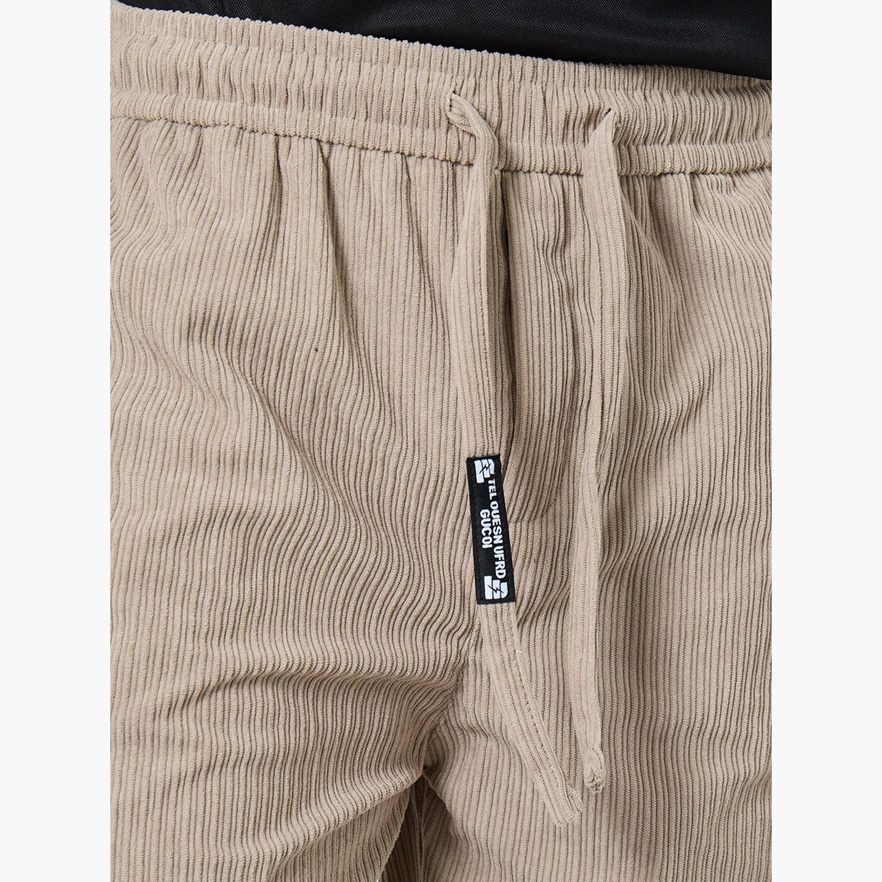 ستايلي - بنطال للرجال من قماش مخملي مستقيم-men-clothing-bottoms-joggers-image-3