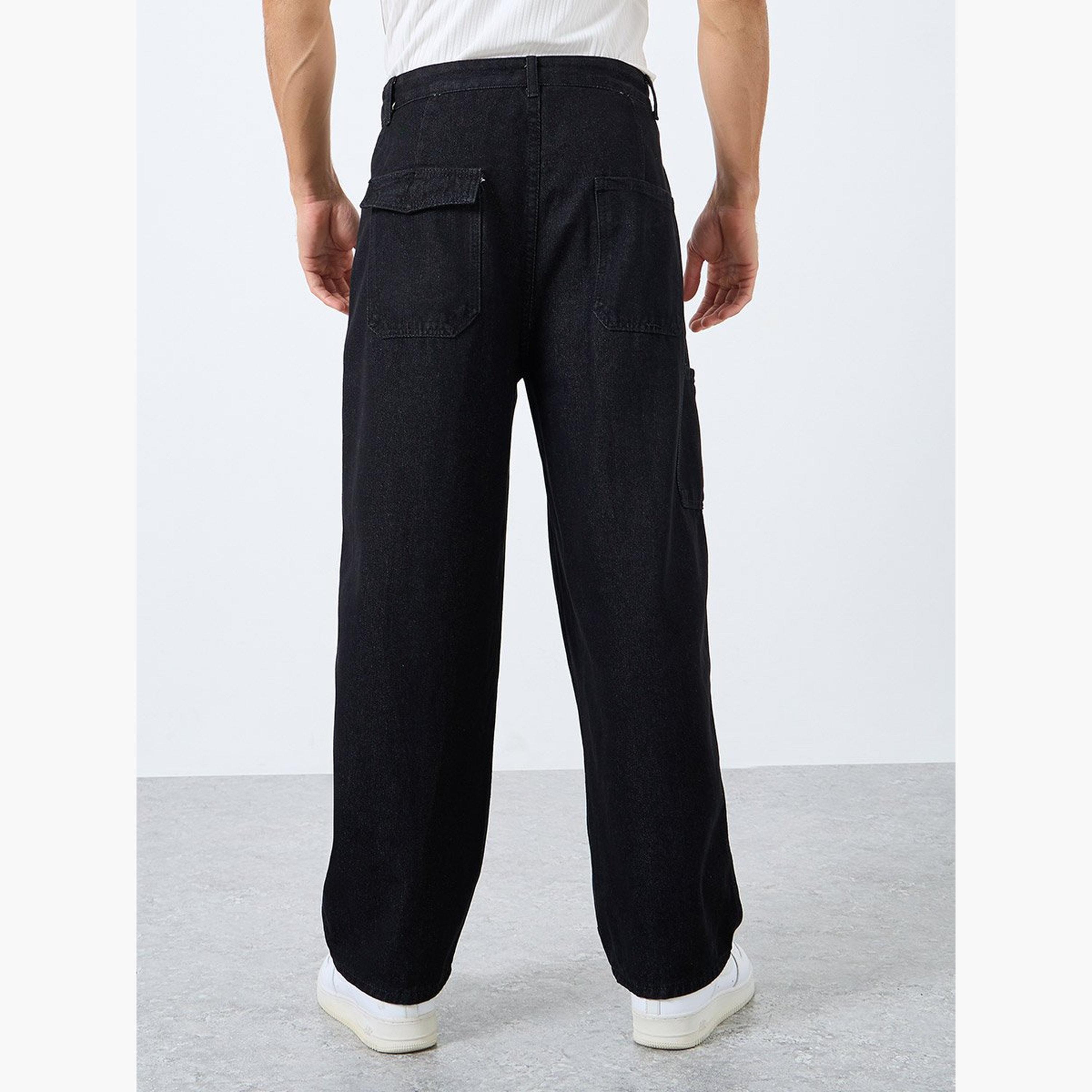 Styli Men Baggy Fit Cargo Jeans-men-clothing-bottoms-jeans-image-4
