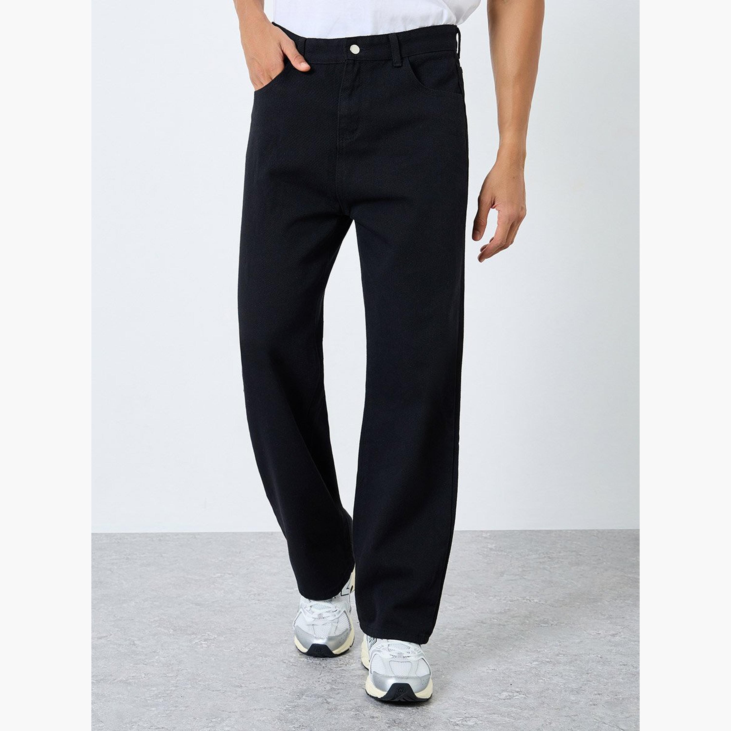 Styli Men Mid Rise Straight Fit Jeans-men-clothing-bottoms-jeans-image-1