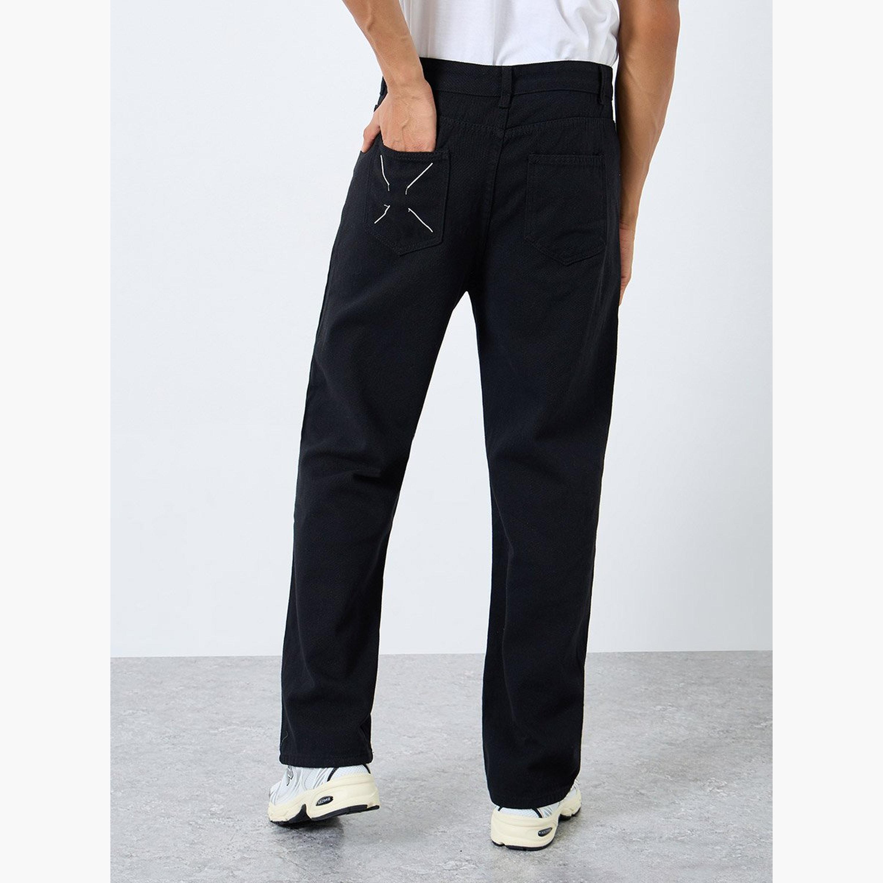 Styli Men Mid Rise Straight Fit Jeans-men-clothing-bottoms-jeans-image-4