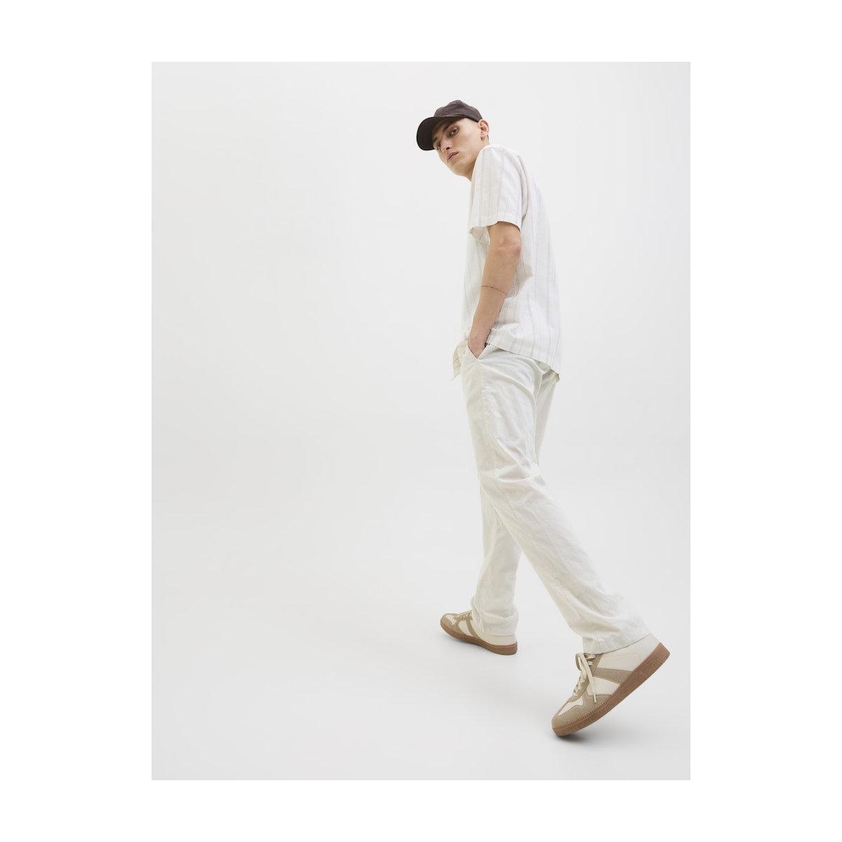 Jack & Jones Mid Rise Regular Fit Linen Blend Pants-men-clothing-bottoms-trousersandchinos-trousers-image-3