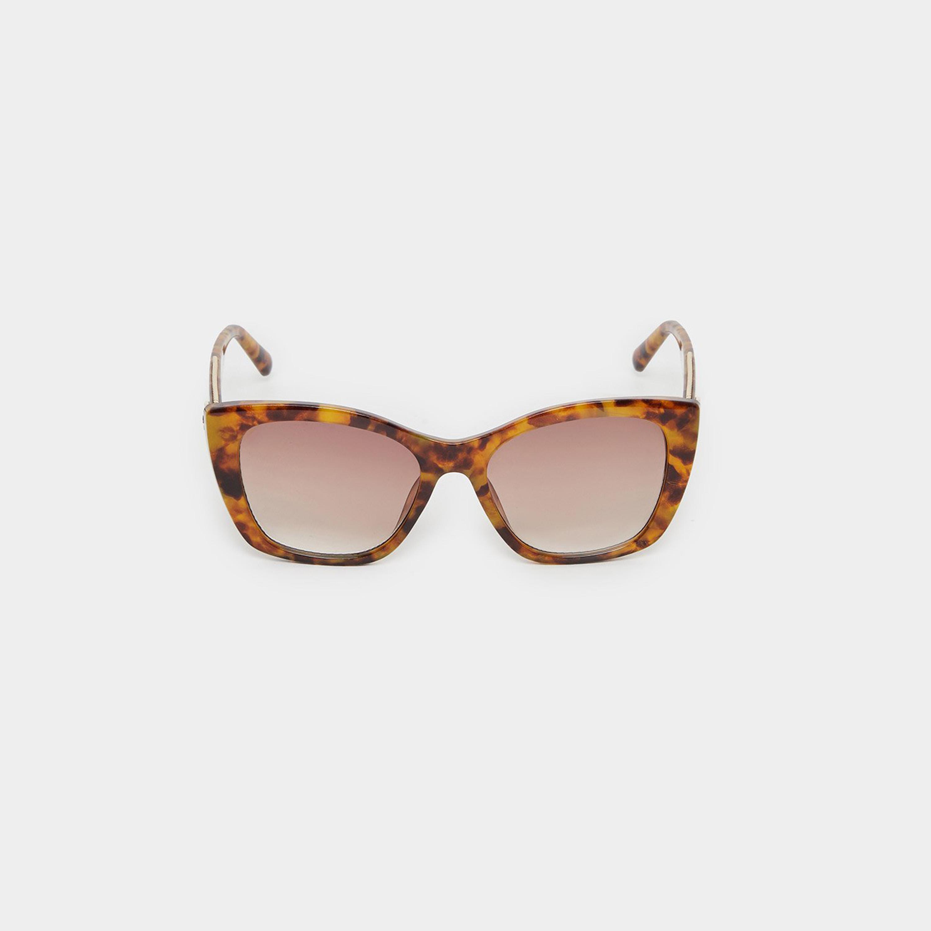 ستايلي - نظارة شمسية على شكل عين قطة سلحفاة-women-sunglasses-image-3